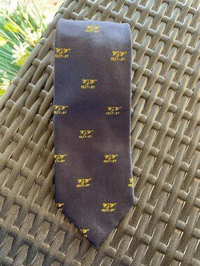 Vintage Kent & Curwen Pure Silk W&W 1937-87 Anniversary Collectible Tie